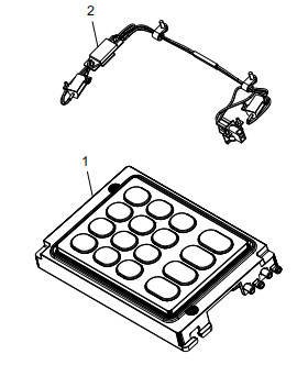 Les pièces détachées du guichet automatique NCR CHINA EPP KEYBOARD