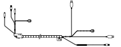 Parties détachées ATM 445-0758254 HARNESS S2 DISPENSER 6627 (SNR)