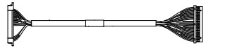 Parties détachées ATM 445-0749527 LVDS HARNESS 600MM