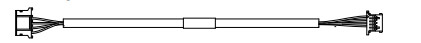 Les pièces détachées ATM 445-0755111 LVDS SUNLIGHT POWER HARNESS, 600MM