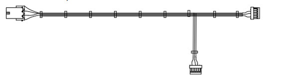 Parties détachées ATM NCR 445-0759870 HARNESS RIO ENABLE R/A