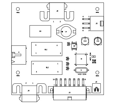 ATM Pièces détachées BOURTS de circuit imprimé PSU Intel avec le rythme cardiaque Assemblage de PCB 445-0752915