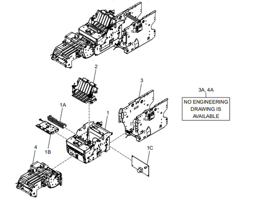 Les pièces détachées des distributeurs automatiques de billets STIRLING 1ST RECIPE PRINTER (STANDARD)