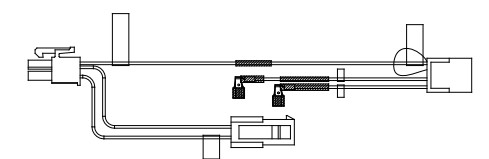 Parties détachées ATM 445-0733567 IFD2 MCRW SHORT LINKER HARNESS, 0.08M