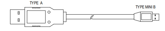 Les pièces détachées des distributeurs automatiques 009-0020704 CABLE USB TYPE A TO TYPE MINI B