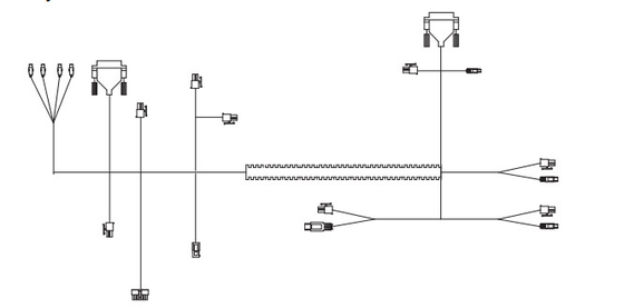 445-0752496 TREY HARNESS pièces détachées de machines ATM