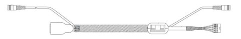 009-0027831 Lecteur de cartes sans contact USB (contrôle intégré RF et LED) câble - version abrégée