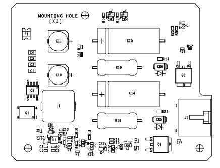 Parties de la machine ATM 445-0736652 SPS CONTROL DAUCHTER BOARD assemblage