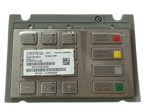 Clavier 01750235003 1750235003 du BR V7 de PPE SAU de PPE V7 de Wincor de pièces d'atmosphère