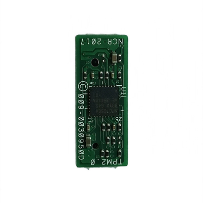 Assemblée de carte PCB de lancement de RANGÉE du module 1.27mm des pièces TPM 2,0 d'atmosphère de NCR 009-0030950
